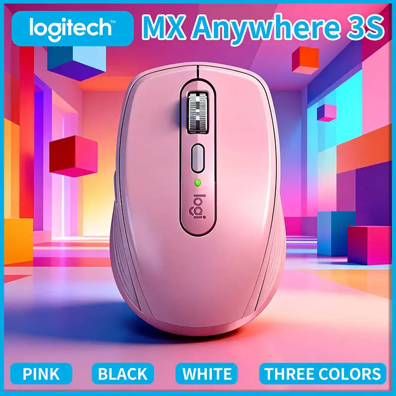 

Беспроводная мышь Logitech MX Anywhere 3S — компактный размер, длительный срок службы батареи, стабильное соединение для настольных компьютеров и ноутбуков