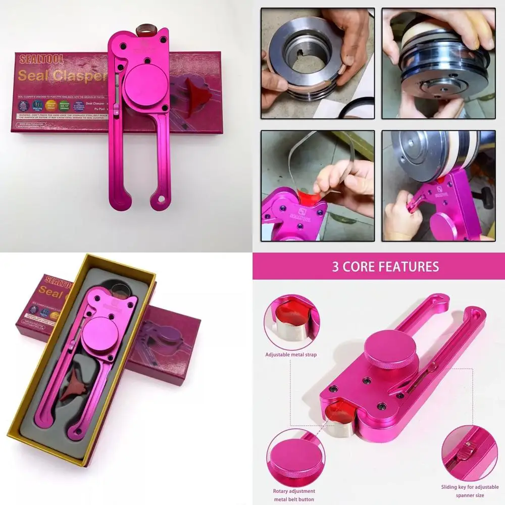 

Cylinder Rod Piston Seal Installer Kit - Hydraulic Seal Tightening Tool for Glyd Ring