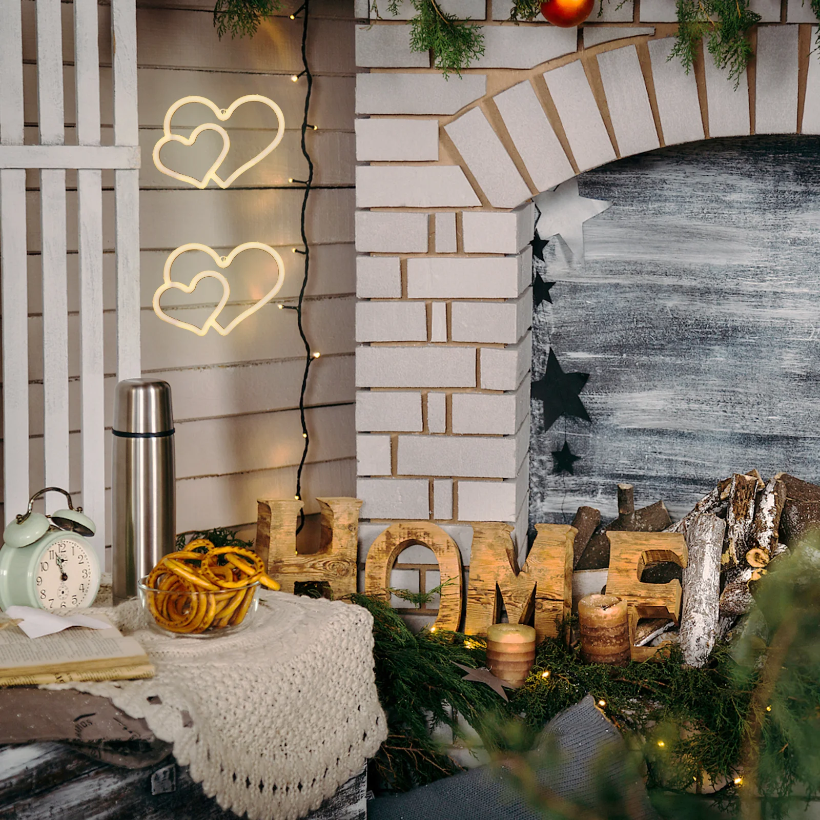

Night Lamp Light Ornament Neon Atmosphere Adornment Decor LED Modeling Decorative Sign