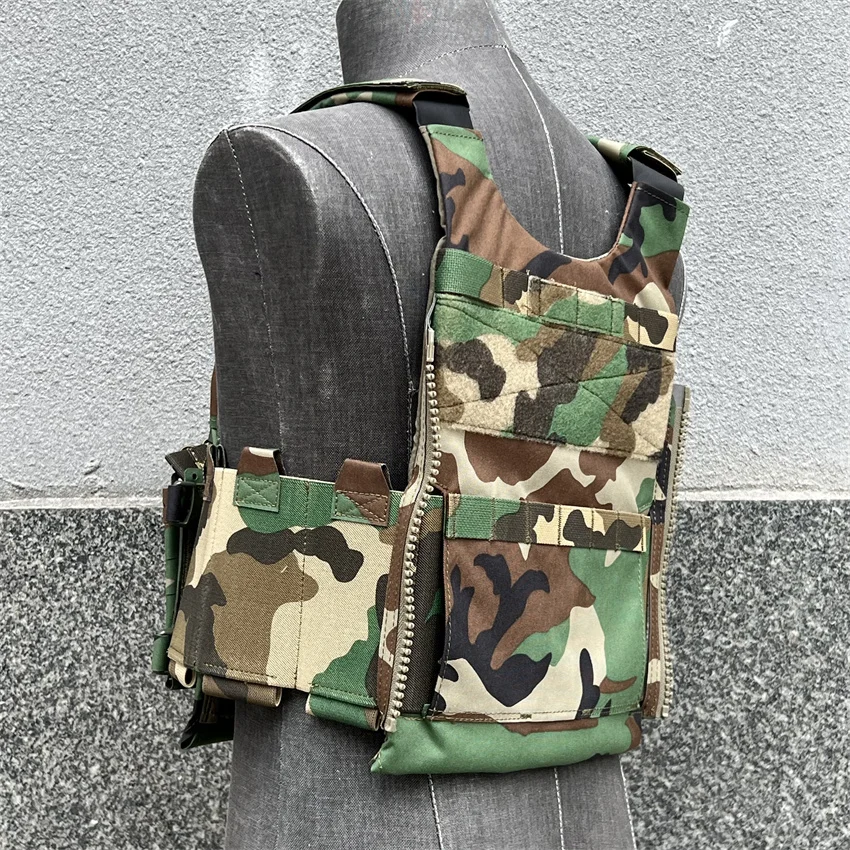 سترة تدريب تكتيكية خفيفة الوزن من Tom LV-119 Tiger Spot Jungle، سترة ذات استخدام مزدوج، متينة