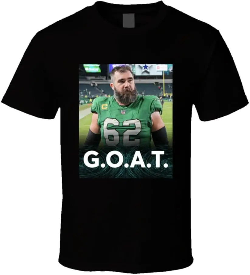 Jason Kelce Goat T Shirt Unisex T-shirts For Men Women Summer Tees Cotton Luxury Brand Vintage Oversized