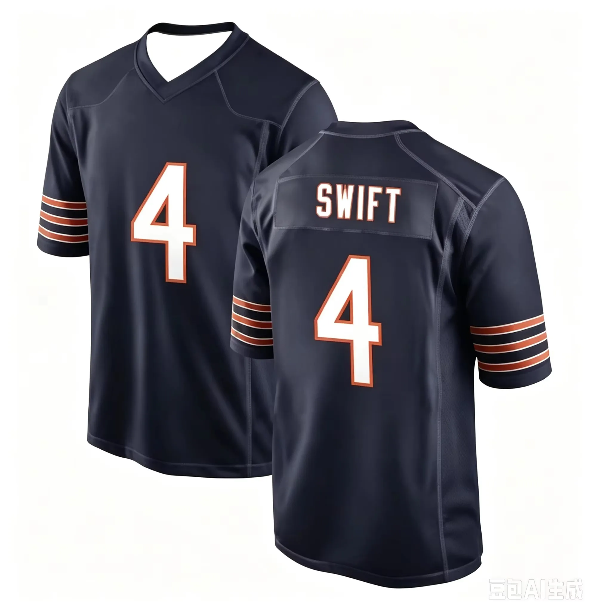 2026 Chicago Williams #18 Rome Odunze 15 Bears American Football Jersey Sleeve Mesh Breathable Quick-dry T-shirt top plus size
