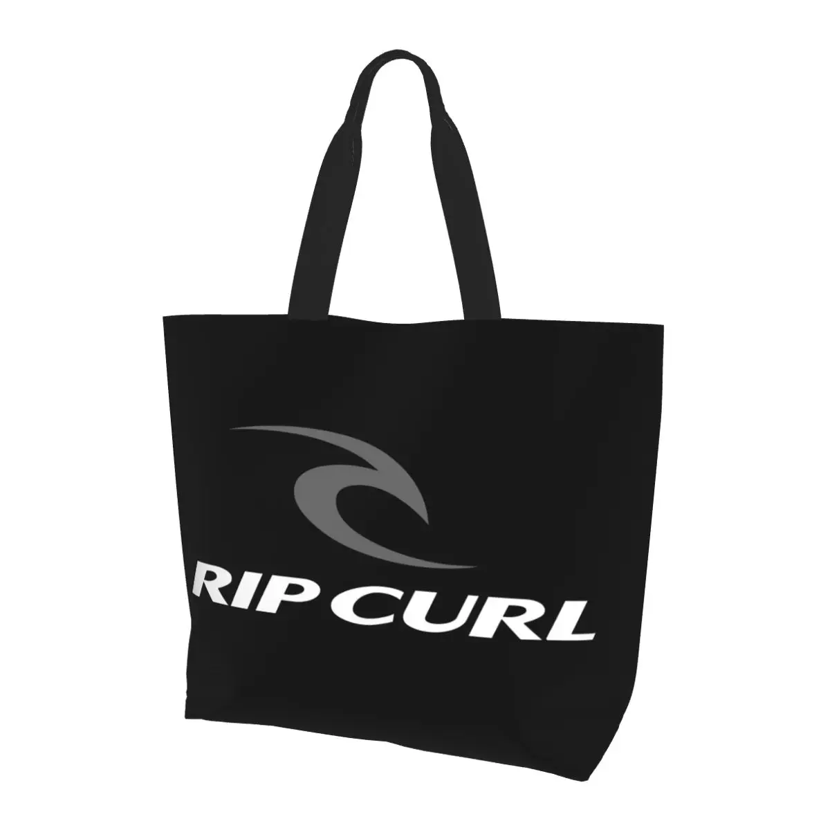 

Сумка-тоут с логотипом Rip Curl, холщовая сумка на плечо большой вместимости, продуктовая сумка-шоппер для женщин