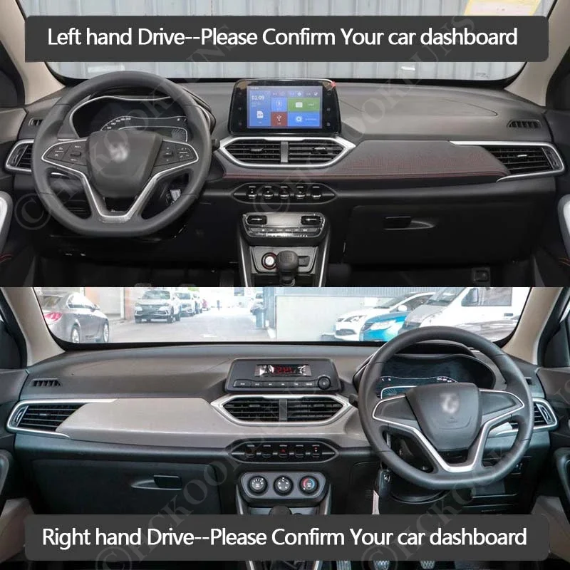 Dashboard Cover Dash Board Mat Carpet Pad for Chevrolet Groove Baojun 510 2017 2018 2019 2020 2021 Shade Cape Blanket Protector