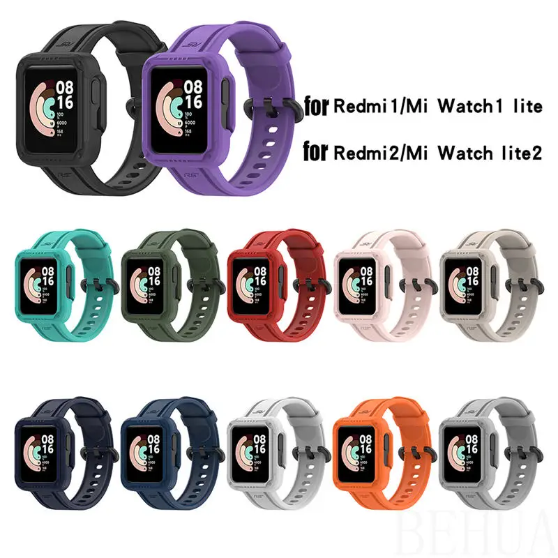 Silicone WatchBand Strap For Redmi Watch 2 Lite SmartWatch Band WristBand Watchstrap Bracelet For xiaomi Poco/ MI watch lite