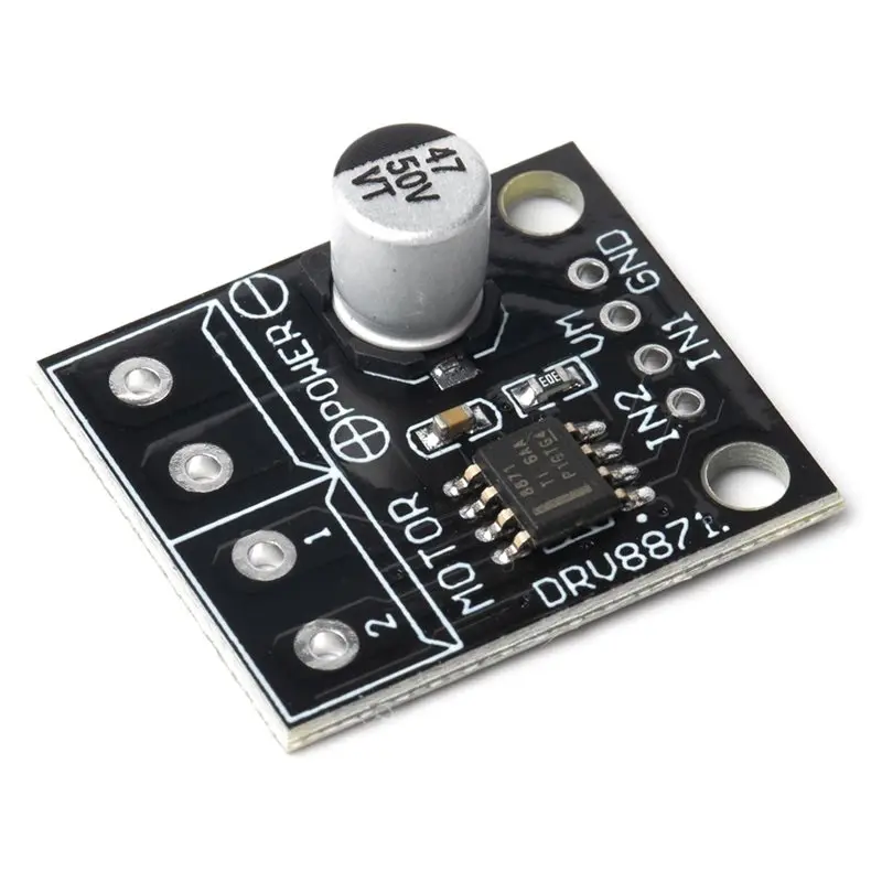 DT39 DRV8871 Motor Driver 4PCS, DC Motor Driver Board 3.6A for Peak H-Bridge PWM Control 6.5-45V for Robotics for Arduino