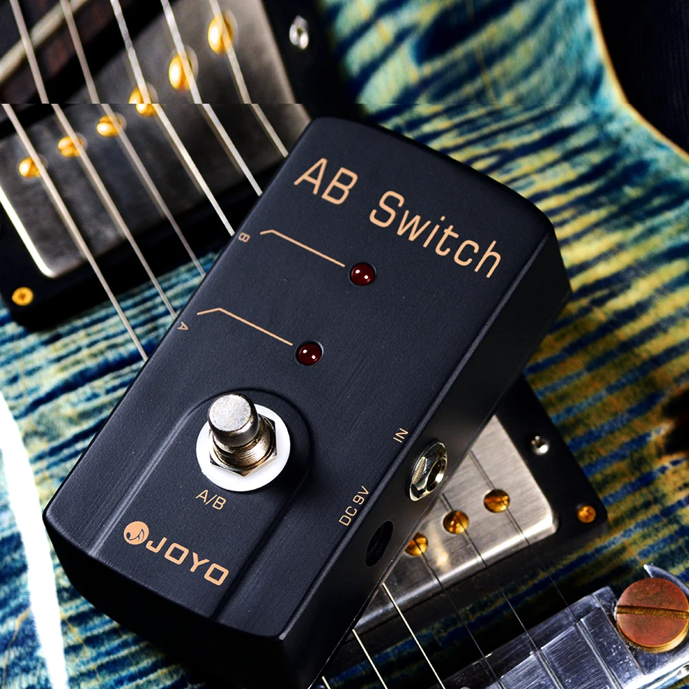 JOYO Guitar Effect Pedal JF-30 AB SWITCH Guitar Pedal Tone Loss Diagnose A/B Test Between Two Output Effect Pedals Guitar Parts