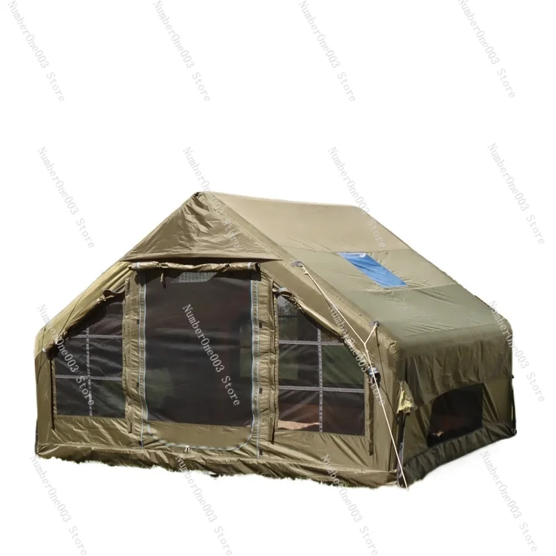 Glamping Inflatable Outdoor Camping Tent   Family Luxury Tent