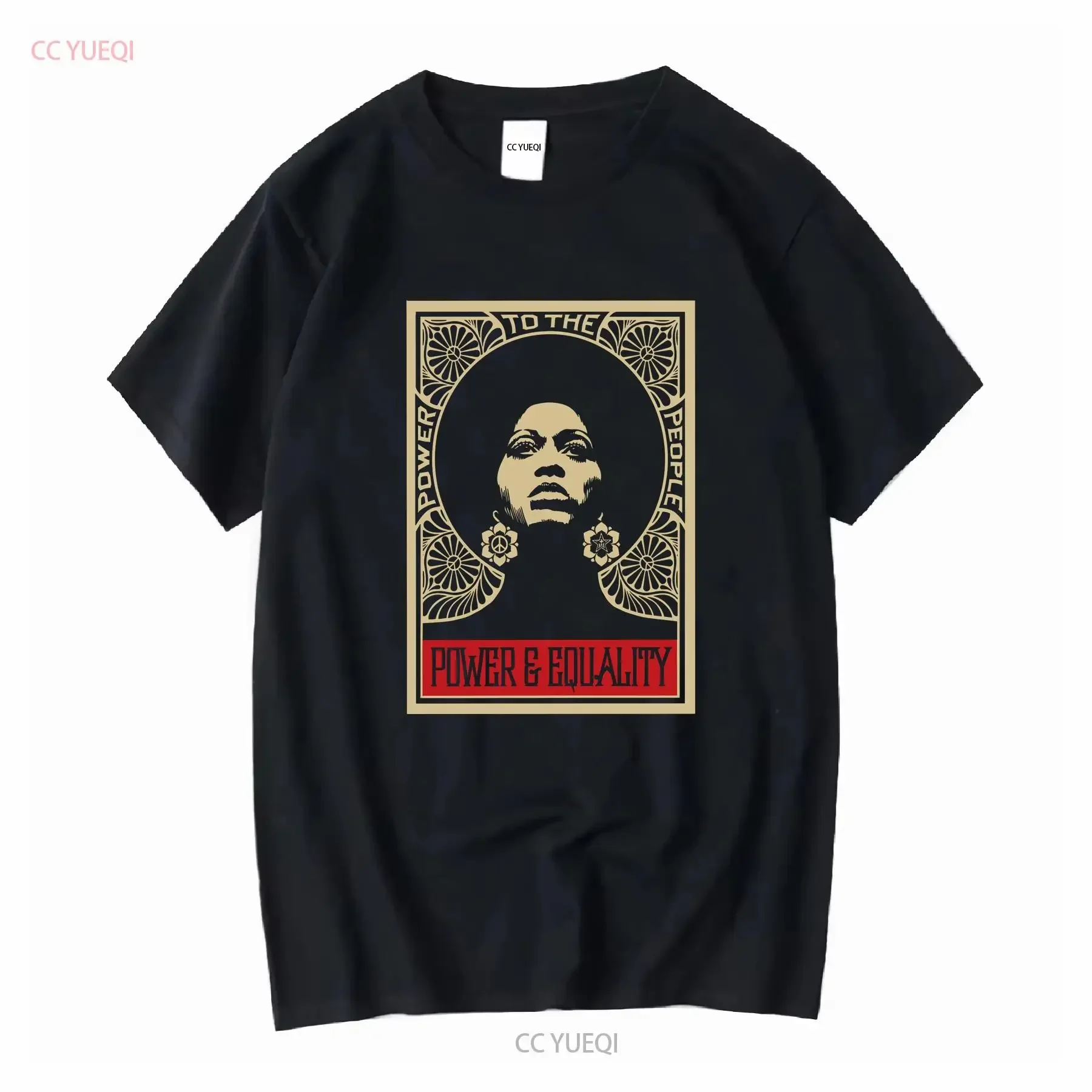 

Express Delivery Angela Davis T Shirt Black History Vintage s For Him Her Power African American long or short sleeves vintage