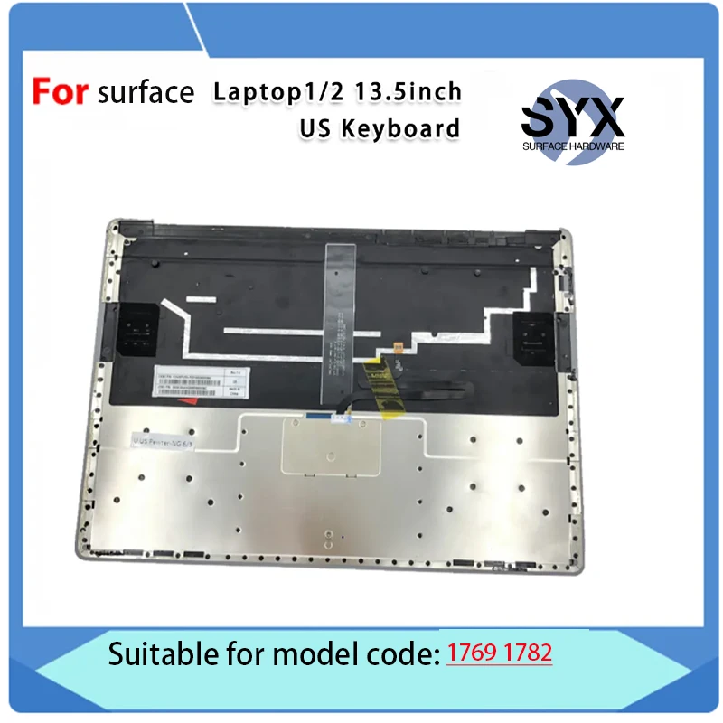 Imagem -05 - Montagem de Teclado para Notebook Microsoft Surface Touchpad Laptop 1769 1782