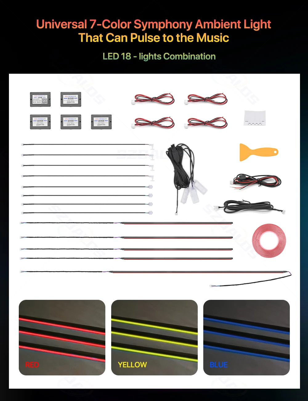 Hot Selling Car Ambient Light - огляд і ціна Ambient Led Strip