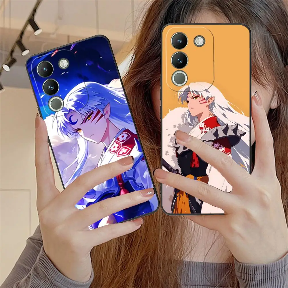 

Чехол для мобильного телефона Anime Sesshoumaru для VIVO V60 V50 V40 V30 V29 V27 V25 V23 Pro Lite 5G с цветной печатью, чехол для смартфона