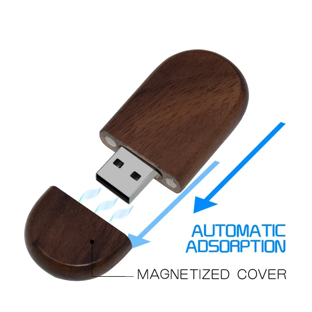 Clé USB en bois avec logo gratuit sur mesure, clé USB, disque U, cadeau de photographie, 64 Go, 32 Go, 16 Go, 8 Go, 4 Go, 30 pièces par lot