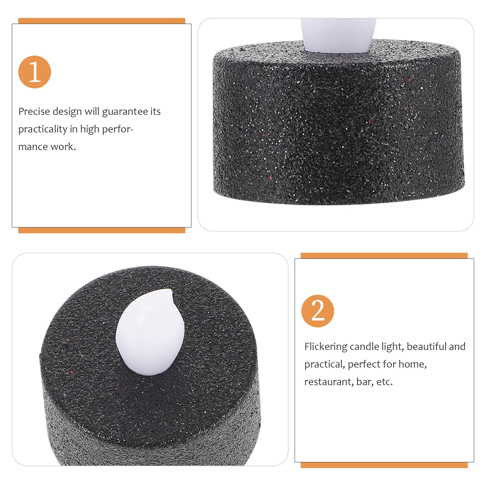 

12Pcs LED Lights Flameless Operated Tea Lights Romantic Decorative Lighting for Home Wedding Parties