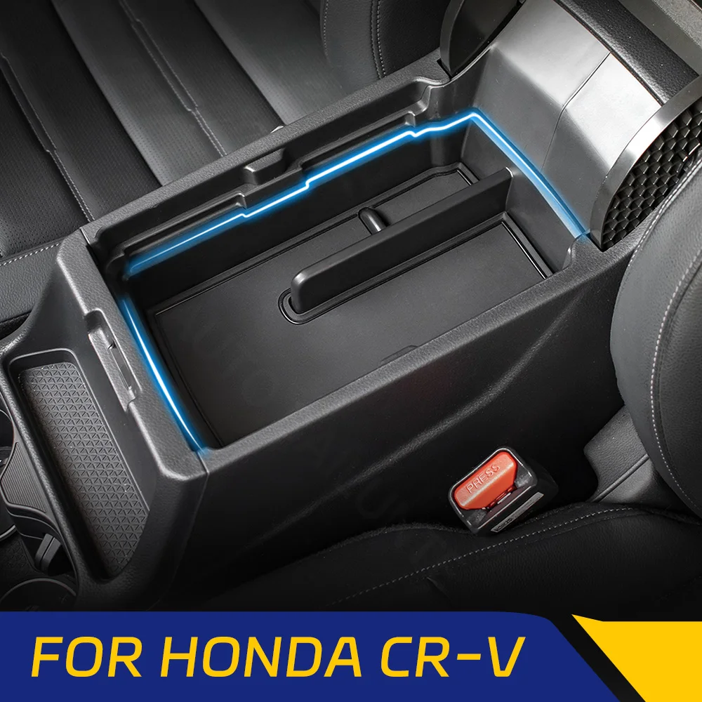 

Для Honda CRV CR-V CR V 6th 2023 2024 2025 автомобильный подлокотник ящик для хранения ABS ящик для хранения центральной консоли аксессуары для интерьера