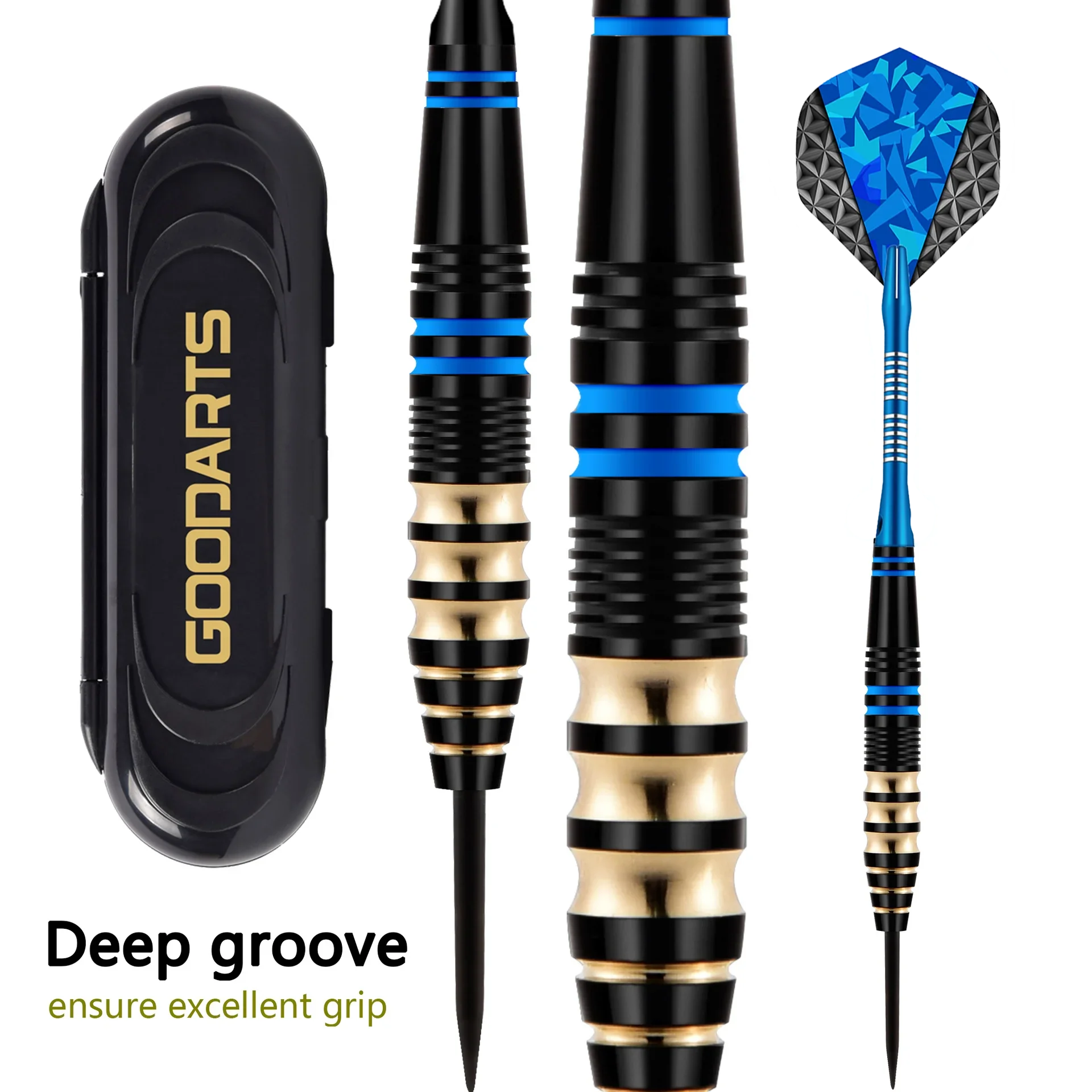 Professional Dart Set 23 Grams Metal Steel Tip  Brass Barrel Darts with Nylon Shaft Protector Dart Set for Beginners Dart Player