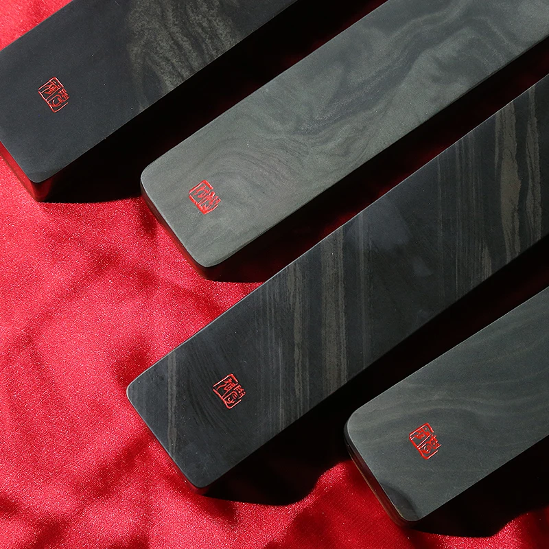 부티크 천연 및 고급 안후이 라오켄 거친 돌 문진, 학습의 네 가지 보물