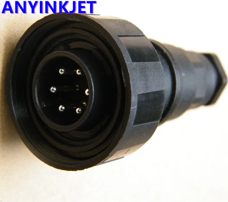 for Domino 13503 Plug IP68 6 Way Cable Mounting for Domino A100 A200 A300 E50 A100+ A200+ A series GP inkjet coding printer