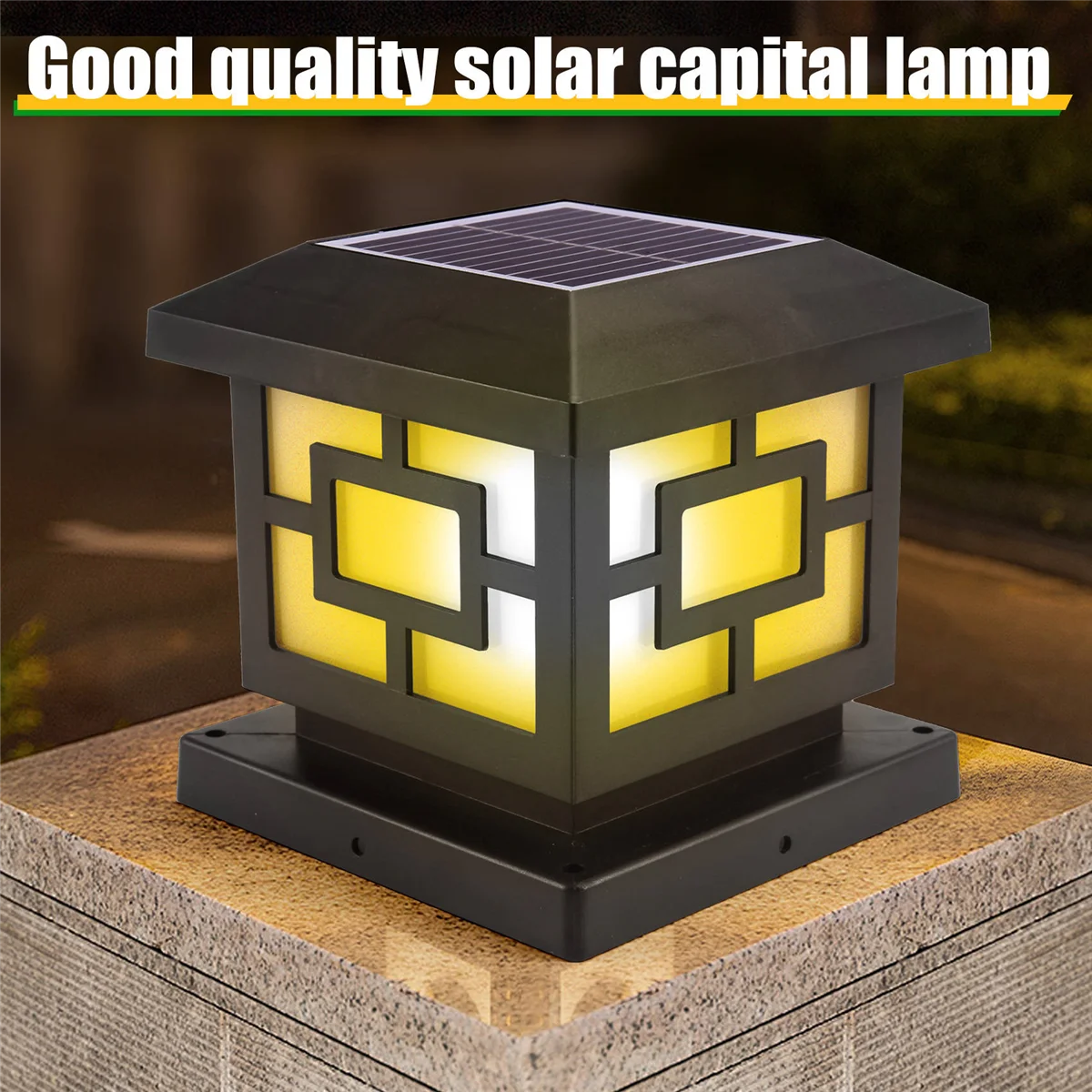 

AA85 Outdoor Solar Column Lights Wall Lights Garden Column Lights Garden Waterproof Column Decorative Lights