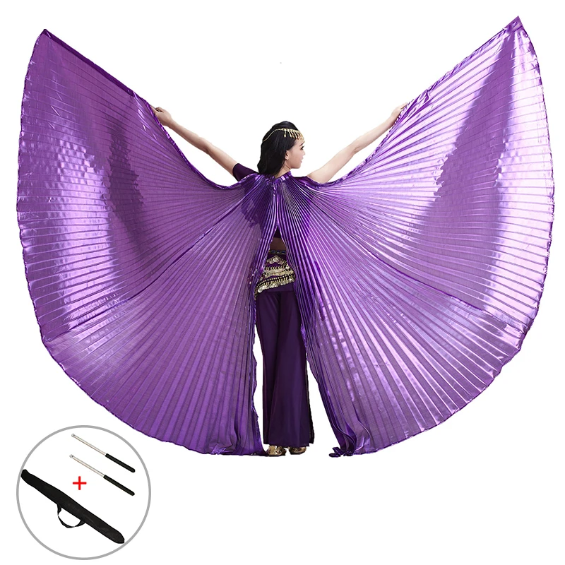 13 Kleuren Egypte Isis Buikdans Wings Podium Dansen Wing Hot Nieuwe Indiase Dans Vrouwen Bellydance 1Pc Wing Voor dansvoorstelling