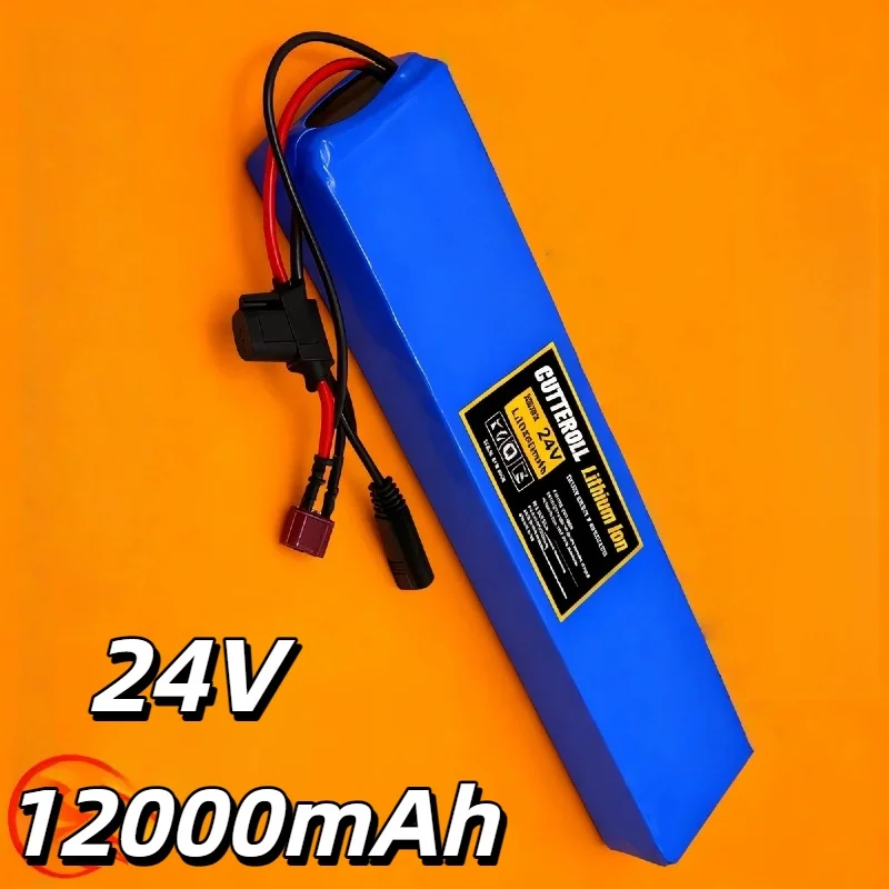 

7S4P 24V12000mAh 18650 Battery Pack–Lithium Ion Rechargeable,with 15A BMS Fuse Holder&29.4V DC Charger,Essential Power Accessory