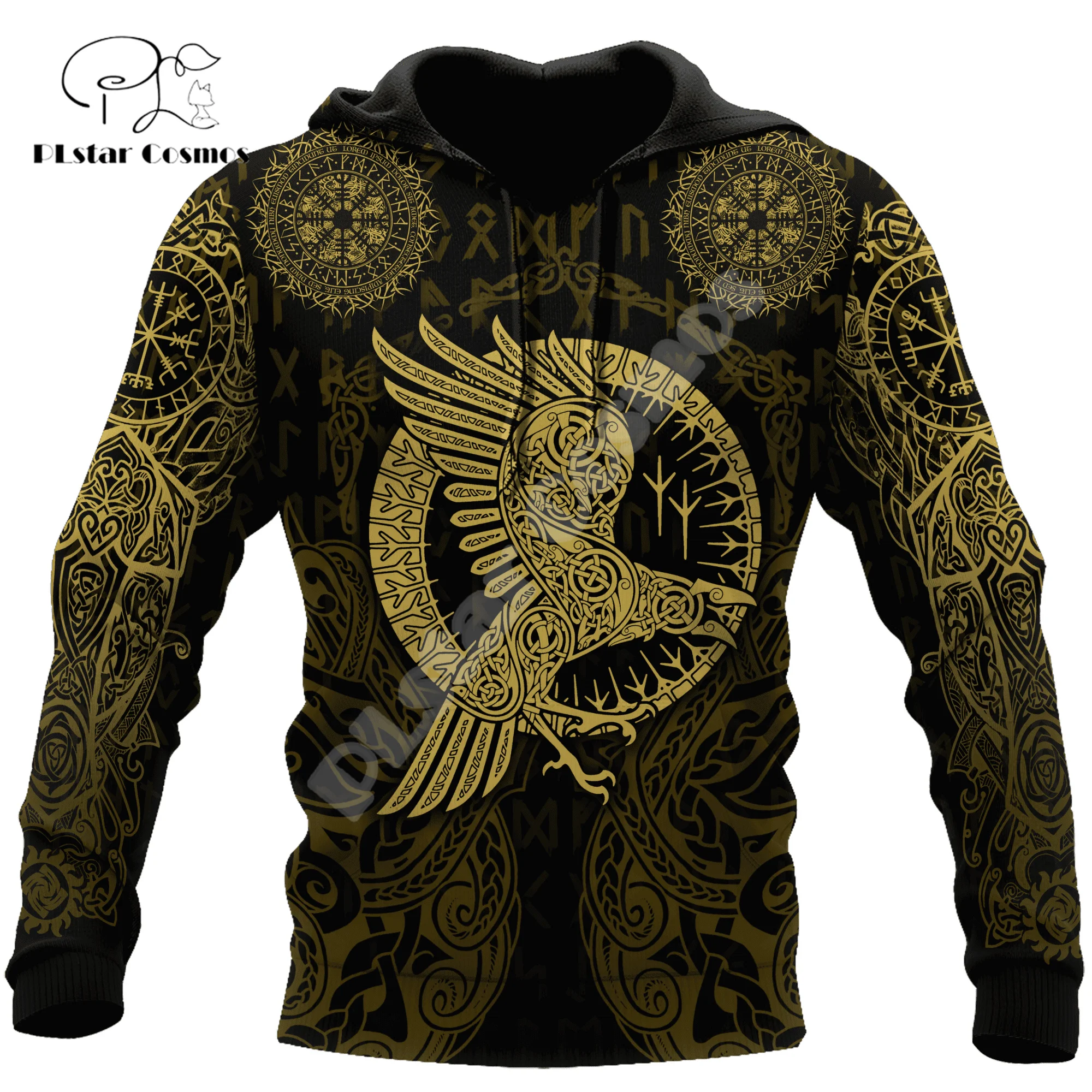 

NewFashion Newest Nordic Mythology Warrior Odin Fenrir Wolf Tattoo 3DPrint Men/Women Pullover Harajuku Casual Jacket Hoodies Q5