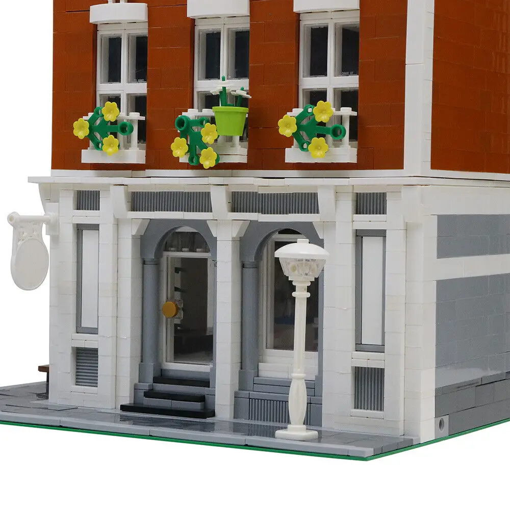 Modular Wedding Dress Loja e Apartamento Edifício Brinquedos Set, MOC Build, 3586 Pcs