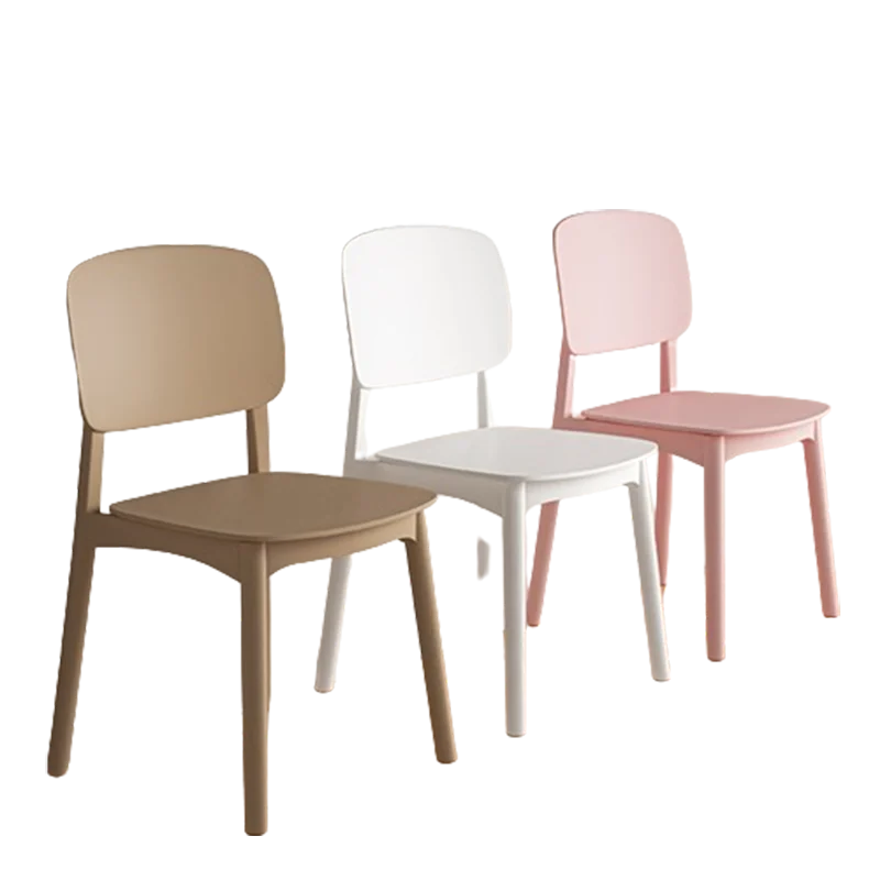 Nordic Modern Dining Chairs European Designer Trendy Minimalist Dining Chairs Plastic Lazy Sedie Sala Da Pranzo Furniture