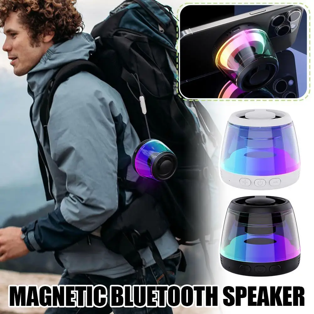 Low Subwoofer Stylish Portable Speaker Bluetooth Wireless Speaker Outdoor Can Plug-in Memory Card RGB Ambient Light Speaker Box