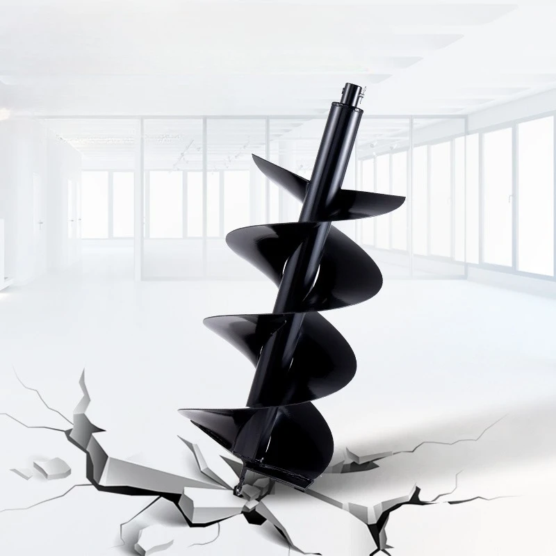 Ground drilling digging pit planting tree planting piling drilling drill bit alloy spiral universal drill bit