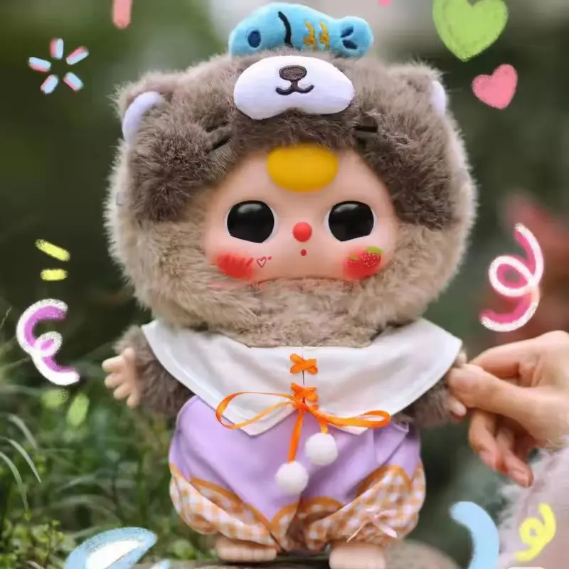 2025 Новый 400% оригинальный Baby Three V2 Плюшевая слепая коробка Модная игрушка Kawaii Dolls Baby 3 Пушистые игрушки Mystery Box Симпатичная модель Подарки для девочек