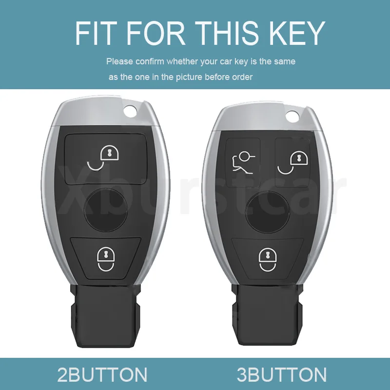 Keyless Accessories Car Key Case Cover for Mercedes Benz A C R G Class W204 W463 W176 W251 W205 A200 A260 GLA CLA GLK GLC CLS