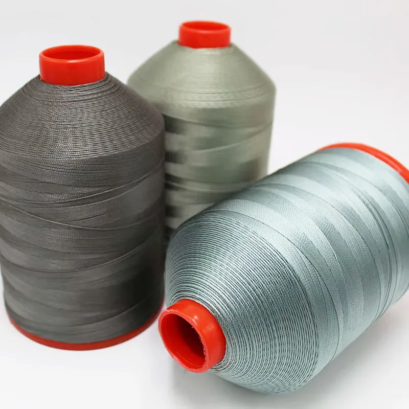 6-strängiges Nähgarn aus 100 % Polyester-Leder, 0,5 mm, mitteldickes, hochfestes Filamentgarn zum Stricken, hohe Zähigkeit