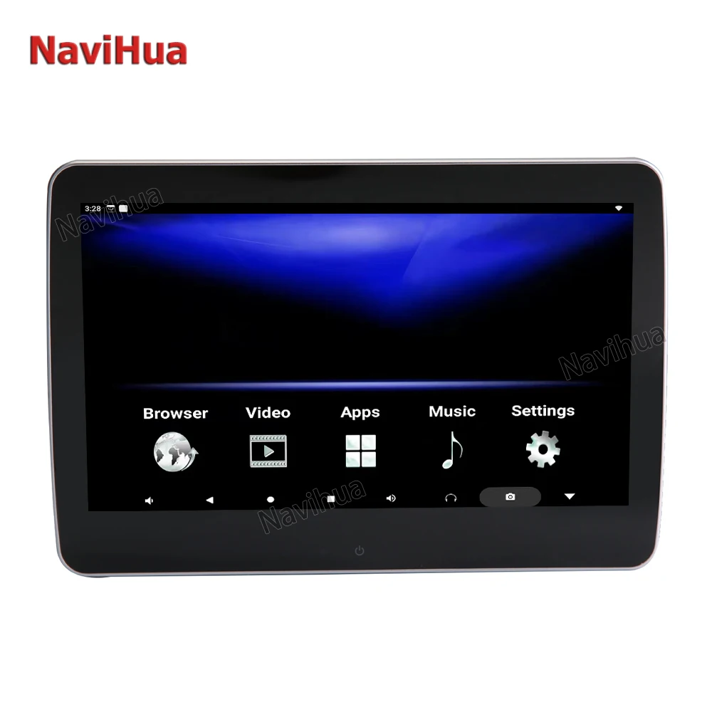 

NavihuaAndroid Car Headrest Dvd Player Car Monitor Rear Seat Entertainment System Multimedia Auto Radio Car Monitor Headrest