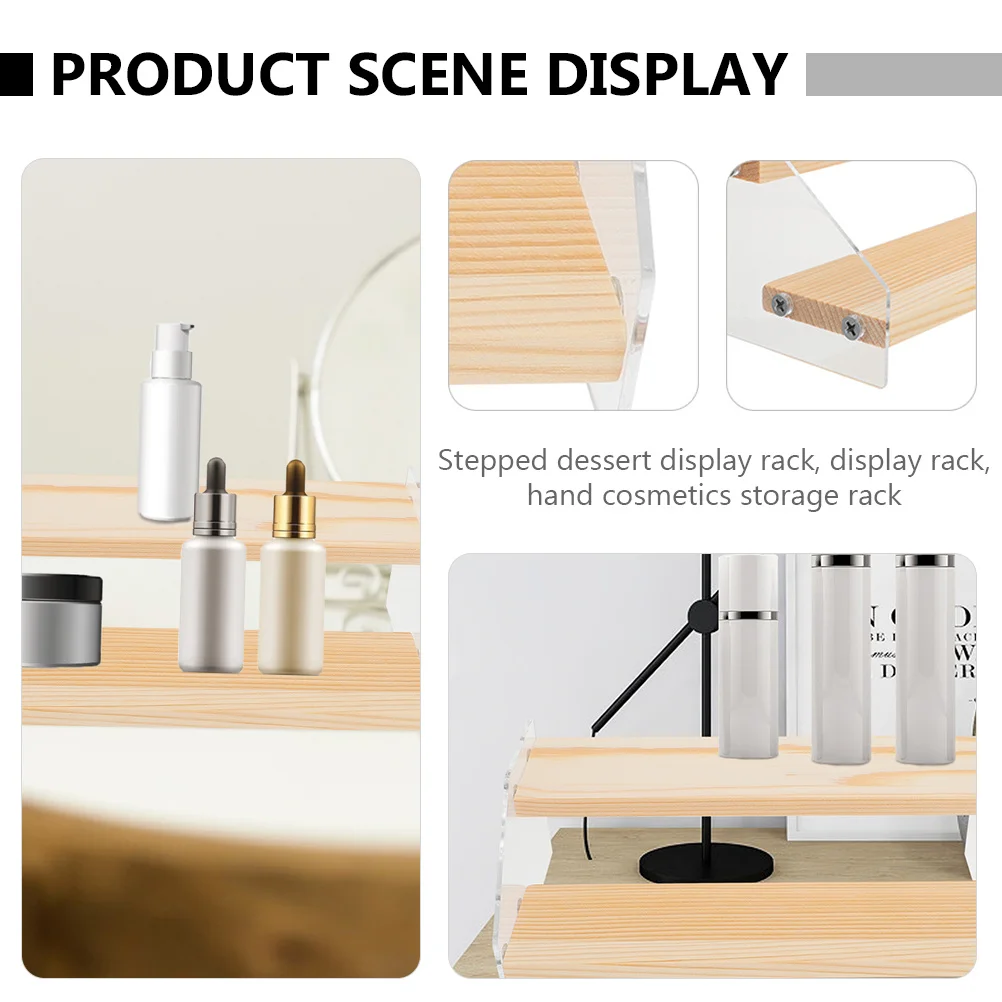 

Dessert Display Rack Multi-Layer Desktop Organizer For Home Office Storage Stepped Shelf Cake Stand Collection Display