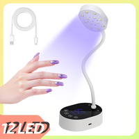 DianaBeauty Rechargeable 36W UV Led Nail Lamp Nail Dryer with USB 3 Timer Settings Professional UV Light with LCD Touch Screen