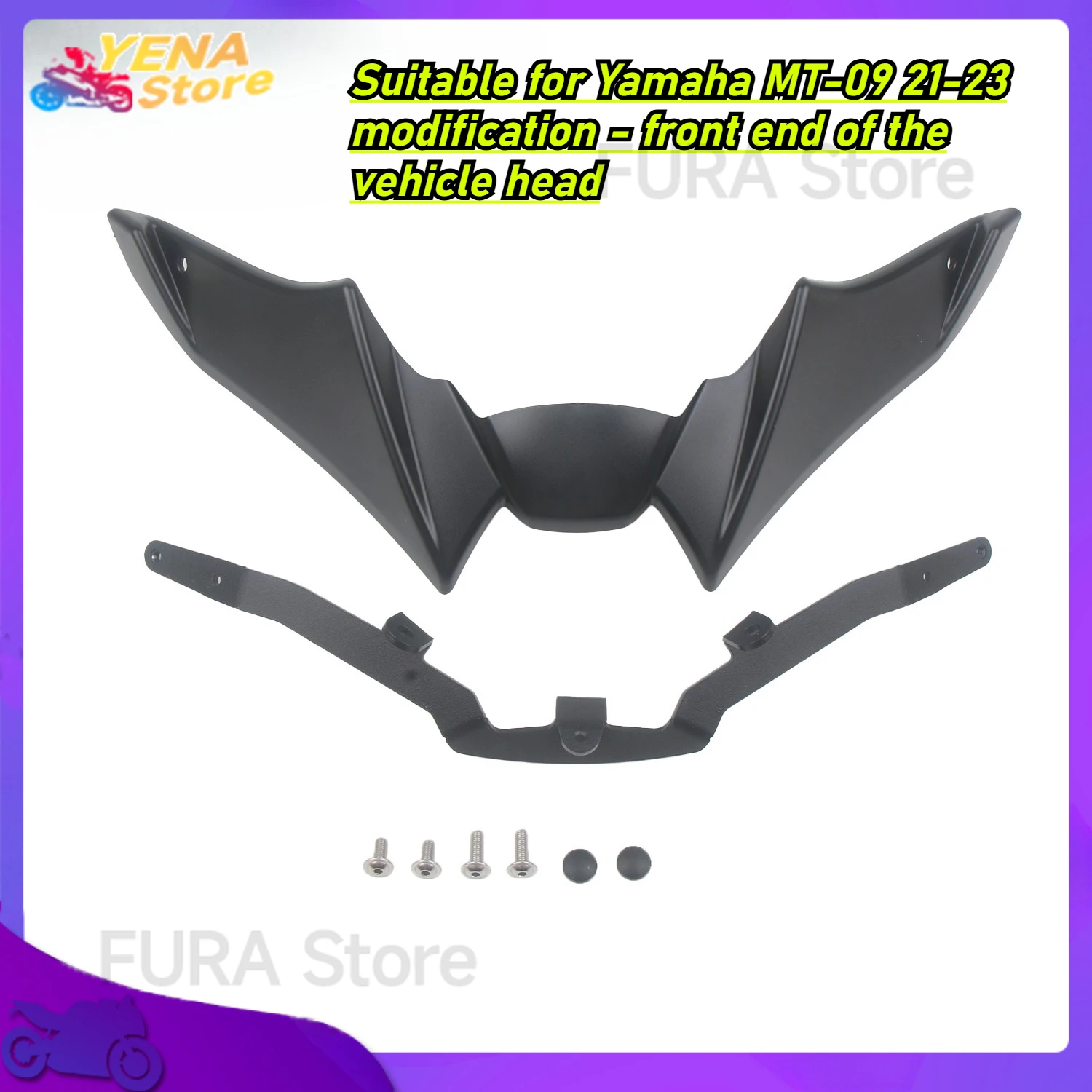 

New For YAMAHA MT 09 MT-09 Motorcycle mt 09 MT09 SP Naked Front Spoiler Winglet Aerodynamic Wing Kit Spoiler 2021-2023