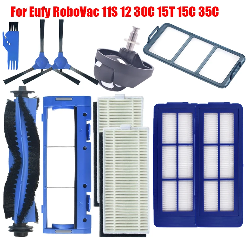 Belangrijkste Borstel Cover Side Borstel Vervanging Voor Eufy Robovac 11S 12 30C 15T 15C 35C Stofzuiger Hepa filter Wiel Accessoires