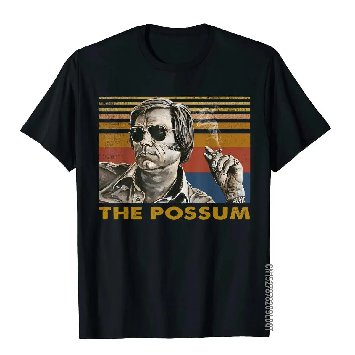 Graphic George Shirt Jones - The Possum Funny Country Music T-Shirt Tees Funky Moto Biker Cotton Men Top T-Shirts Gothic