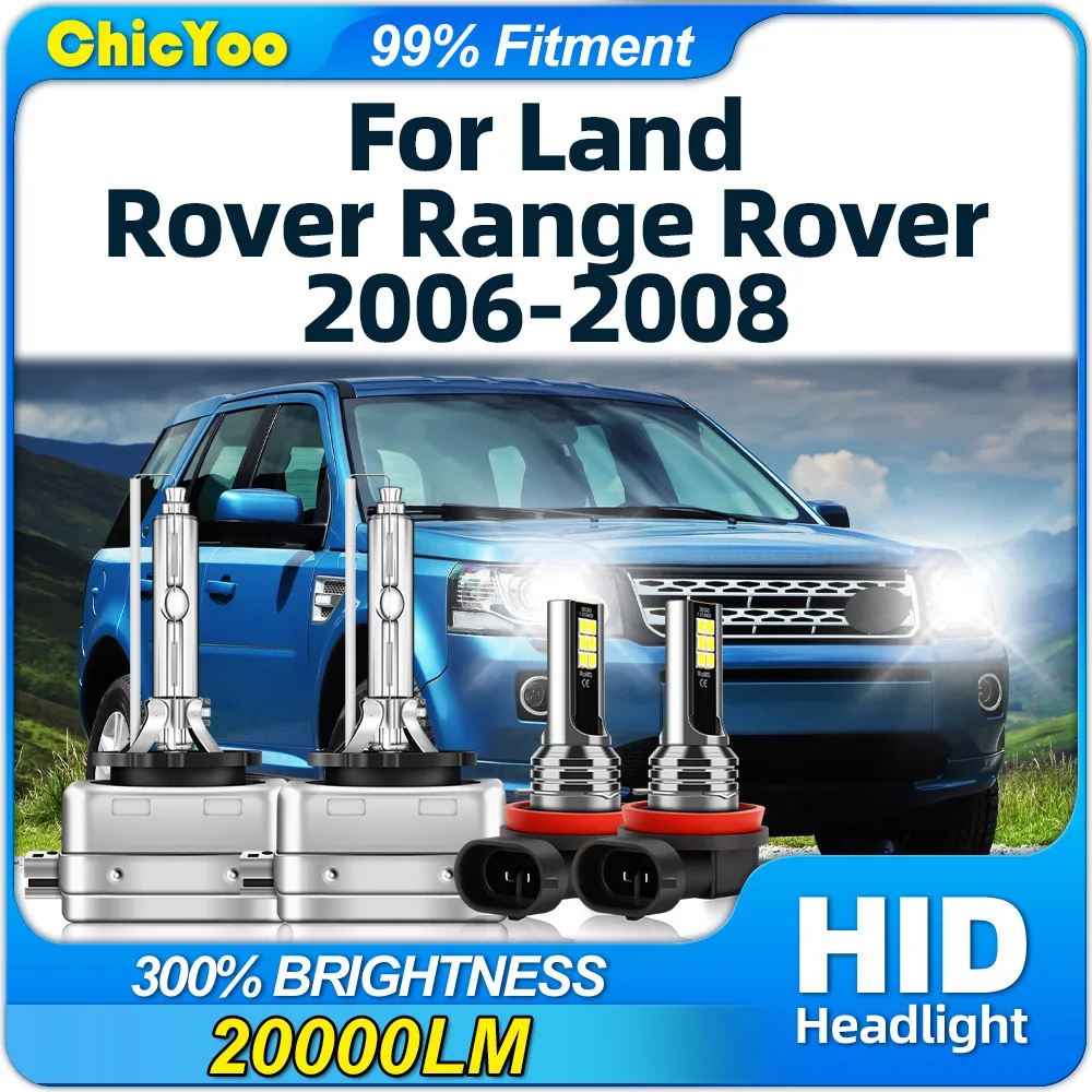 

6000 лм ксеноновые фары 2006 K белые Автомобильные фары D1S Plug And Play ксеноновые фары для Land Rover Range Rover 2007 2008