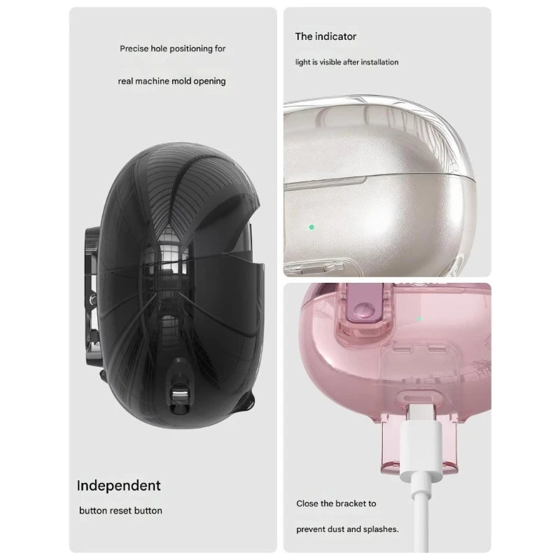 Universally Fit Case For ONE E310 Headsets Cover With Mounting Clip And Precise Cutout for Easy Access to Port