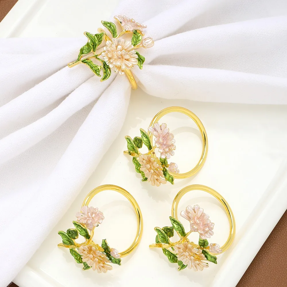 

Napkin Ring Hotel Western Restaurant Napkin Button Home Table Decoration Accessories Napkin Ring