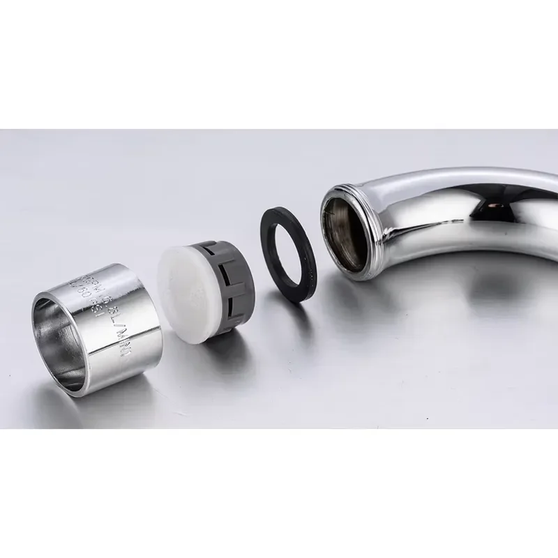 Industrial Stainless Steel Double Joint Nozzle Faucet Accessory Commercial Diversion Valve Easy Installation Durable Kitchen