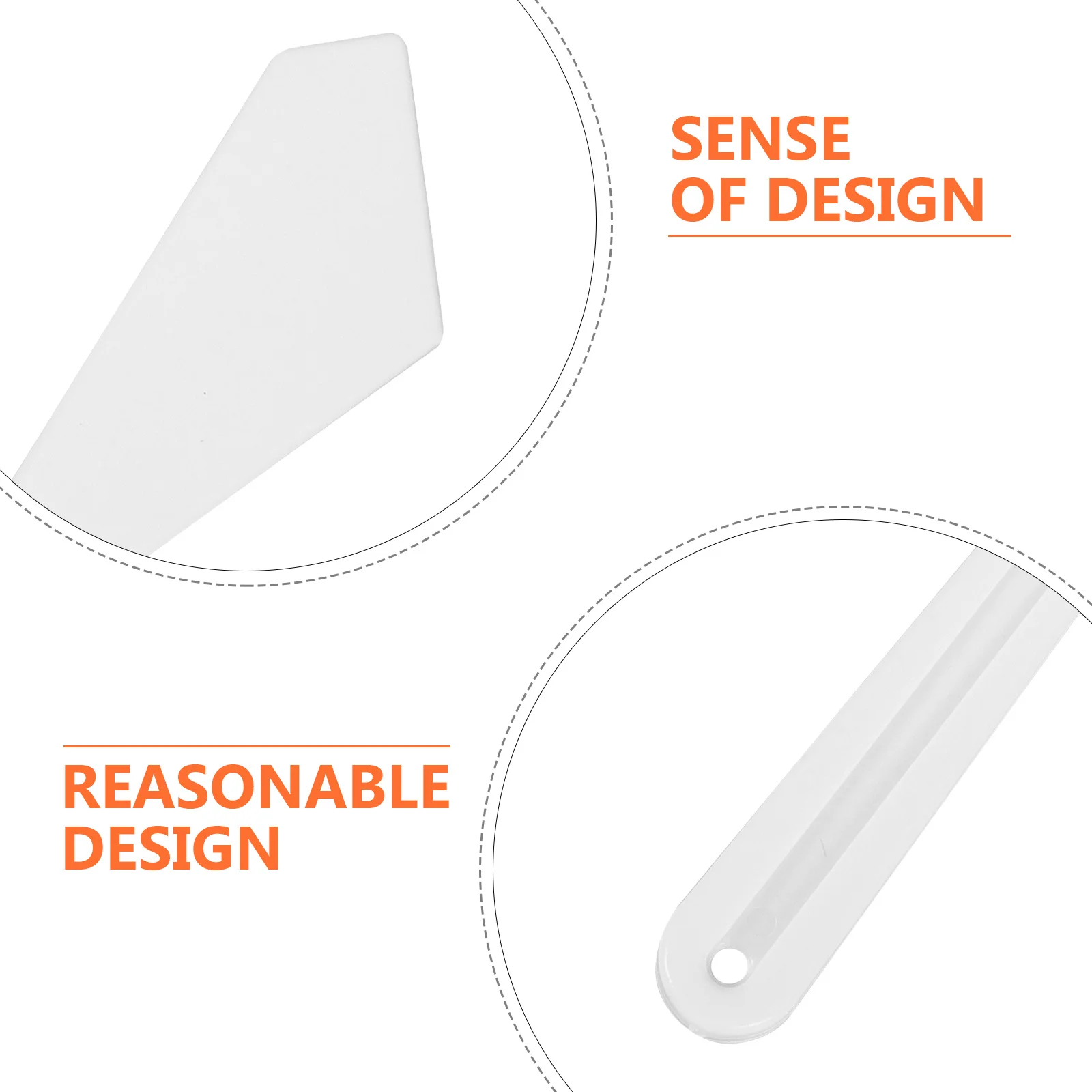 

1 Set Of Oil Painting Scrapers Plastic Painting Tools Pigment Mixing Lightweight Ergonomic Handle Easy Clean Art Supplies Canvas