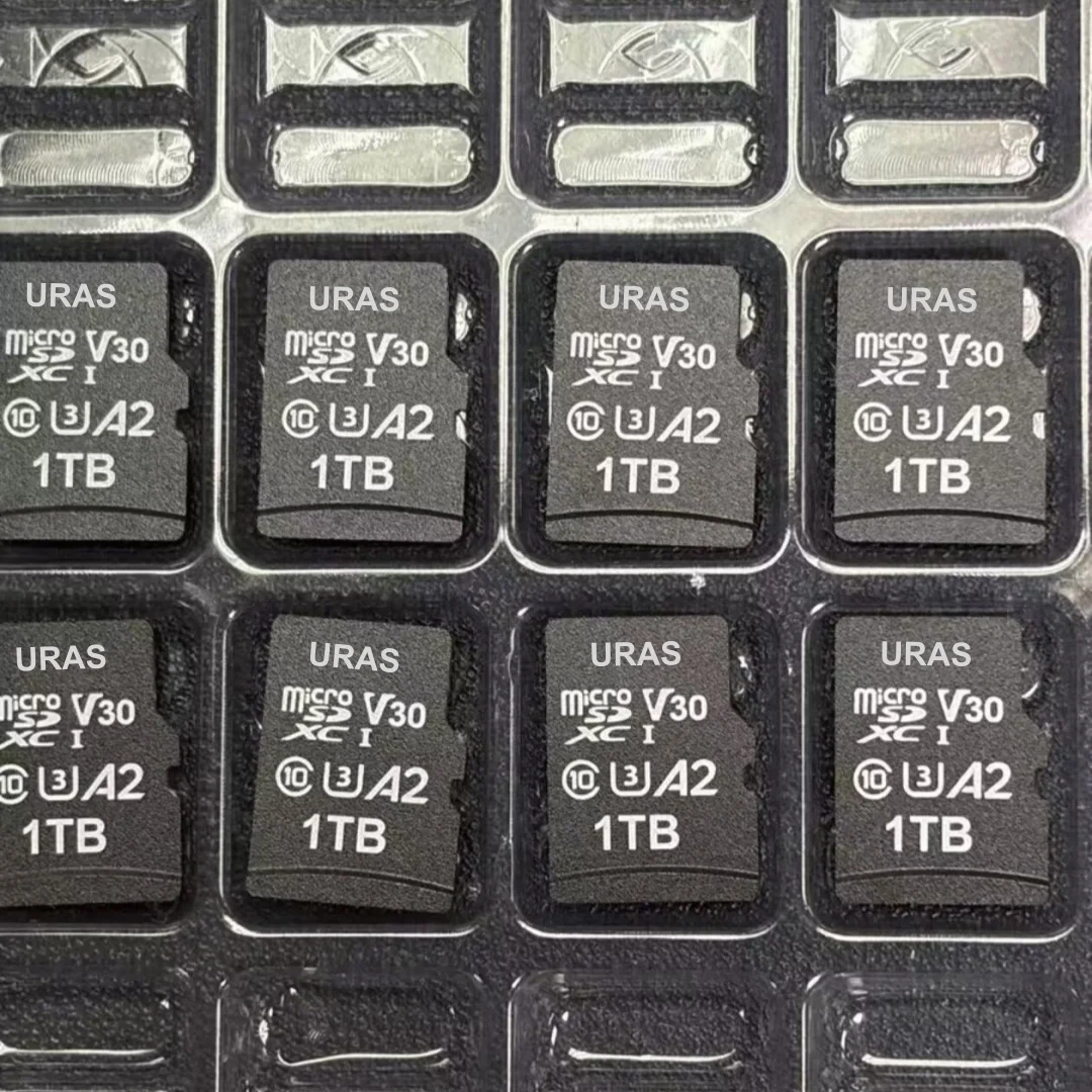 URAS Micro SD Card 1TB V30 A2 U3 140MB/s 4K UHD Recording MicroSDXC CardTF Memory Card High Speed for Switch Phone Camera Drone