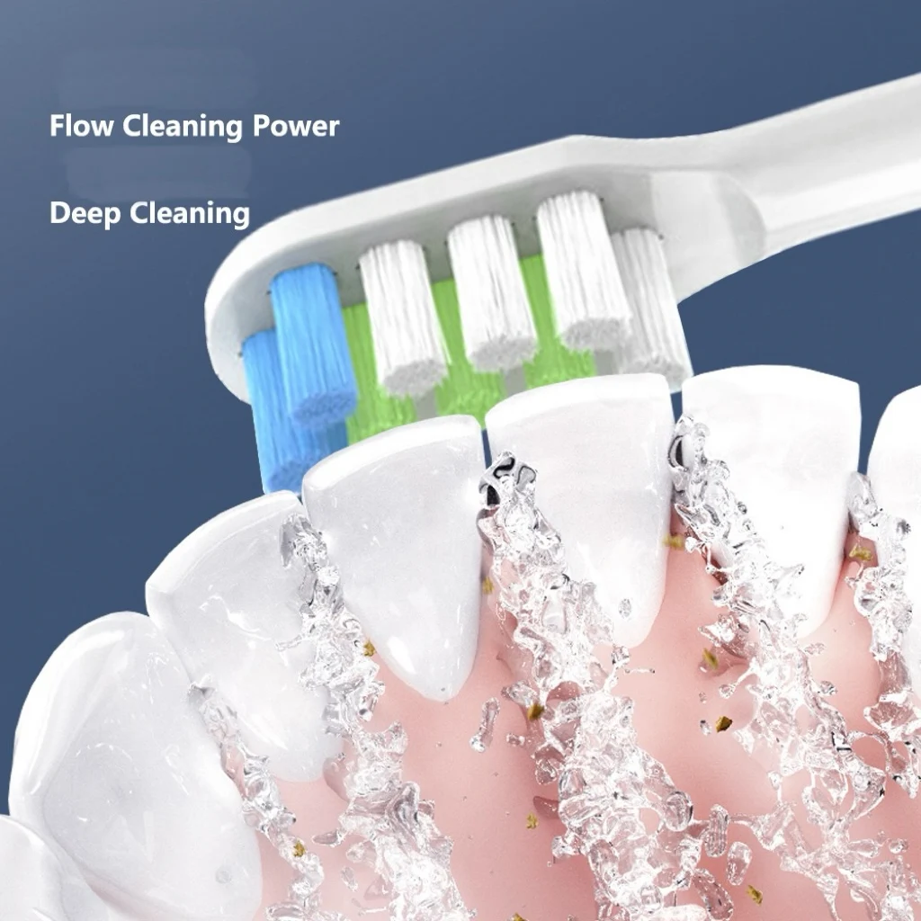 Replacement Toothbrush Heads For nandme nx8000 Sonic Electric Toothbrush Soft DuPont Bristle Tooth Brush Head,4/8/16PCS image 4