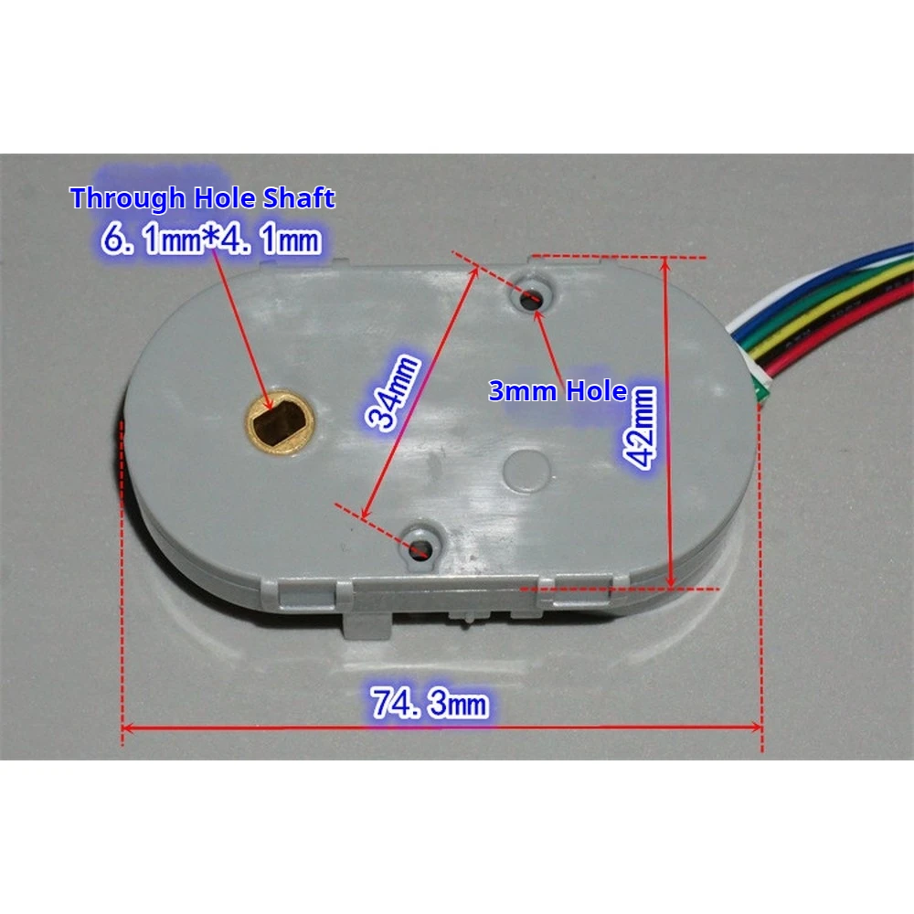 3012 Outer Rotor Brushless Gear Reduction Motor 7-12V High Torque Built-in Driver PWM Speed Control FG Signal Feedback Motor