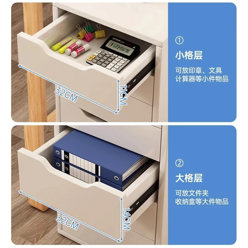 خزانة ملفات تحت درج المكتب، مكتب تخزين خشبي، خزانة طاولة مكتبية، مكتب منخفض، صغير