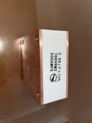 0.68UF 700VRMS 500AMPS High Frequency Low Sensing Solid Film Capacitor Slot Resonant Water Cooling Capacitor