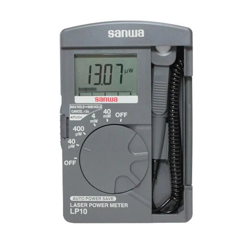 Japan Sanwa LP10 Laser Power Meter - Pocket - sized, 0.1μW - 40mW Range, 400 - 1100nm Wavelength